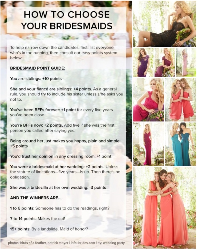 How to Choose Your Bridesmaids